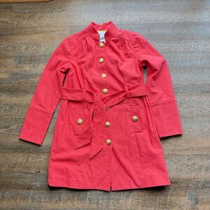 Women's Anthropologie | Beth Bowley Coat Sz 8 Coral